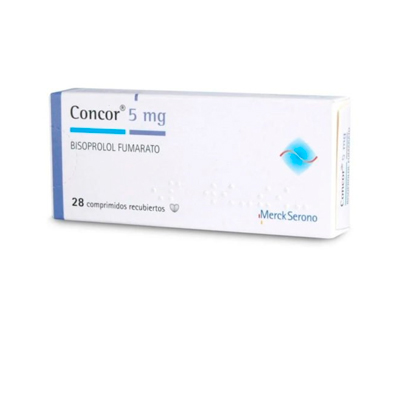 Concor 5 mg x 28 comprimidos recubiertos