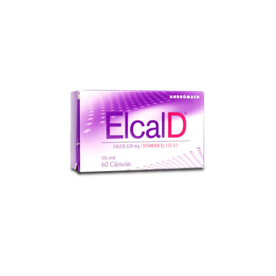 Elcal D 320mg x 60 cápsulas