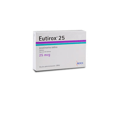Eutirox 25 mcg x 50 comprimidos