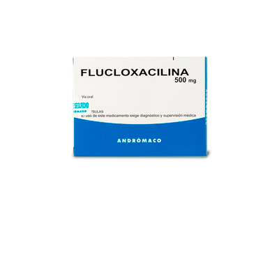 Flucloxacilina 500 mg x 12 cápsulas