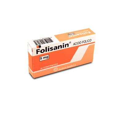 Folisanin 5 mg x 30 comprimidos