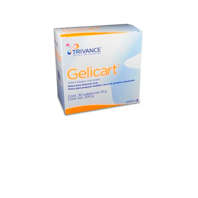 Gelicart 100 % colageno hidrolizado 10 g x 30 sobres