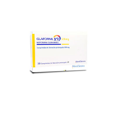 Glafornil XR 500 mg x 30 comprimidos liberación prolongada