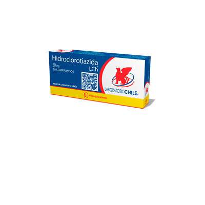 Hidroclorotiazida  50 mg x 20 comprimidos