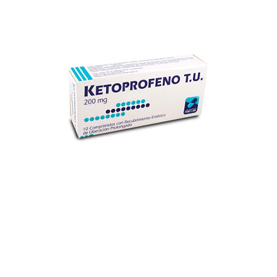 Ketoprofeno 200 mg x 10 comprimidos con recubrimiento enterico
