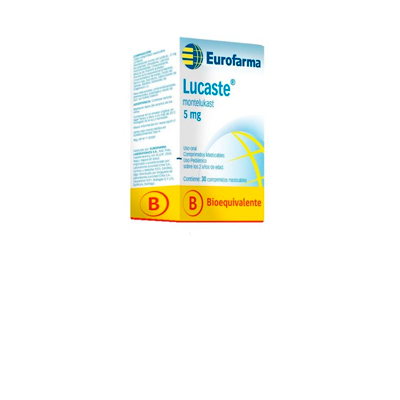 Lucaste 5 mg x 30 comprimidos masticables