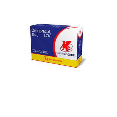 Omeprazol 20 mg x 30 cápsulas con microgránulos con recubrimiento entérico