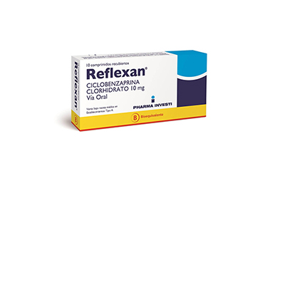Reflexan 10 mg x 10 comprimidos recubiertos