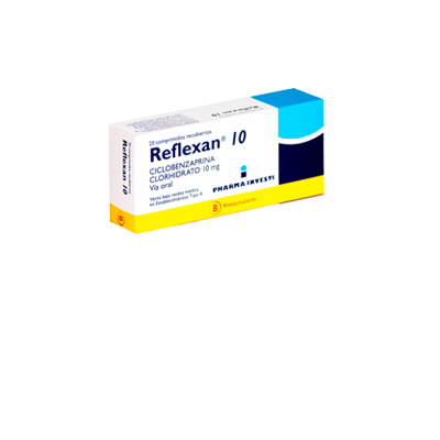 Reflexan 10 mg x 20 comprimidos recubiertos