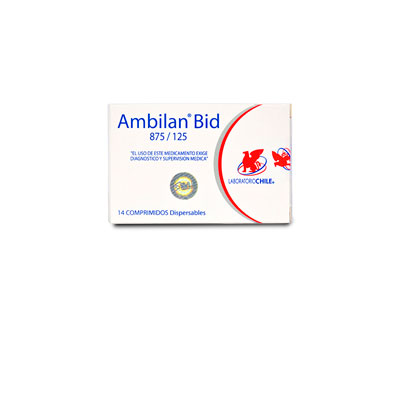 Ambilan Bid 875 / 125 mg x 14 comprimidos dispersables