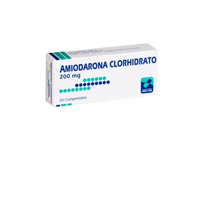 Amiodarona Clorhidrato 200 mg x 20 comprimidos