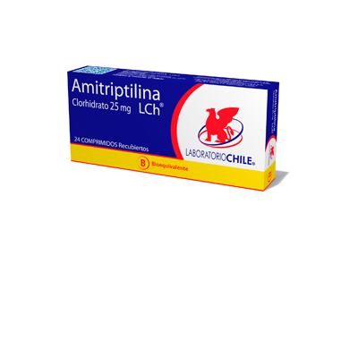 Amitriptilina Clorhidrato 25 mg x 24 comprimidos recubiertos