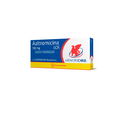 Azitromicina 500 mg x 3 comprimidos recubiertos
