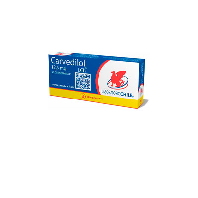 Carvedilol 12,5 mg x 30 comprimidos