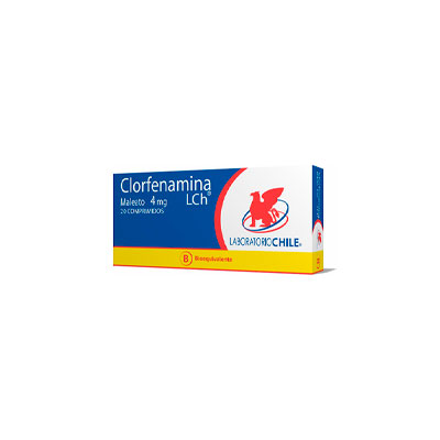 Clorfenamina 4 mg x 20 comprimidos
