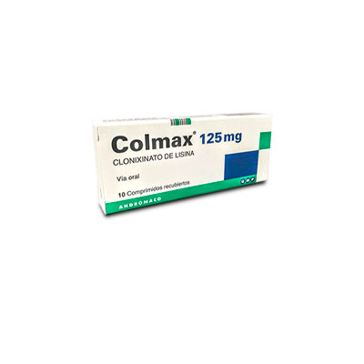 Colmax 125 mg x 10 comprimidos recubiertos
