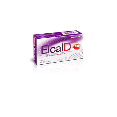 Elcal D forte 450 mg / 175 U.I x 30 comprimidos