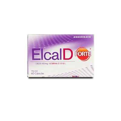 Elcal D forte 450 mg x 60 cápsulas