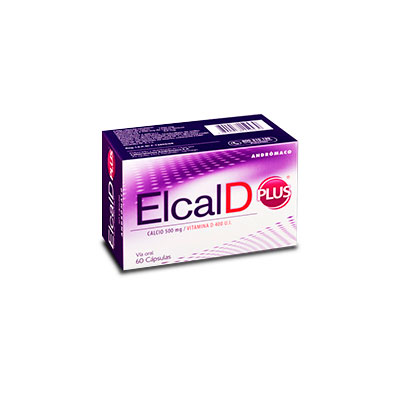 Elcal D Plus 500 mg x 60 cápsulas