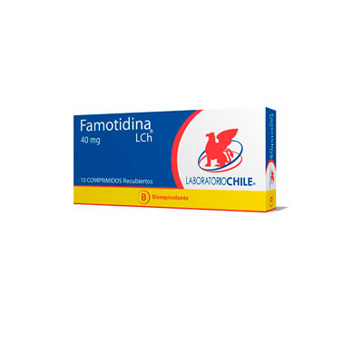 Famotidina 40 mg x 10 comprimidos recubiertos