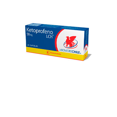 Ketoprofeno 50 mg x 20 cápsulas