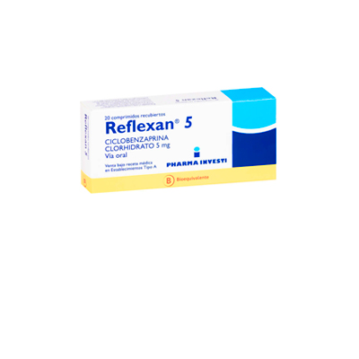 Reflexan 5 mg x 20 comprimidos recubiertos