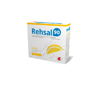 Rehsal 90 x 4 sobres sabor a limón