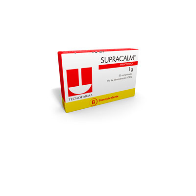 Supracalm 1 g x 20 comprimidos