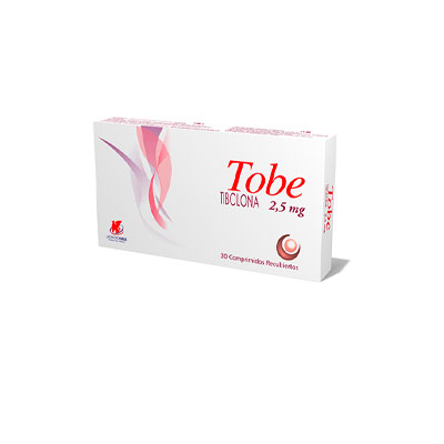 Tobe 2,5 mg x 30 comprimidos recubiertos