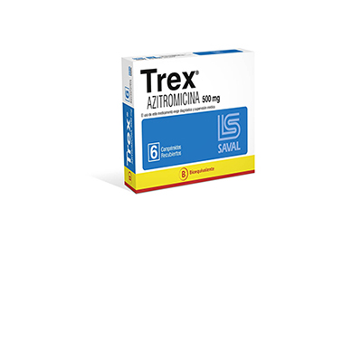 Trex 500 mg x 6 comprimidos recubiertos