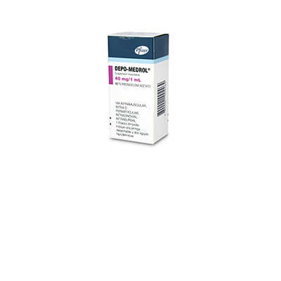 Depo Medrol suspensión inyectable 40 mg / ml x 1 ampolla