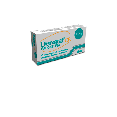 Deroxat CR 25 mg x 30 comprimidos con recubrimiento entérico de liberación