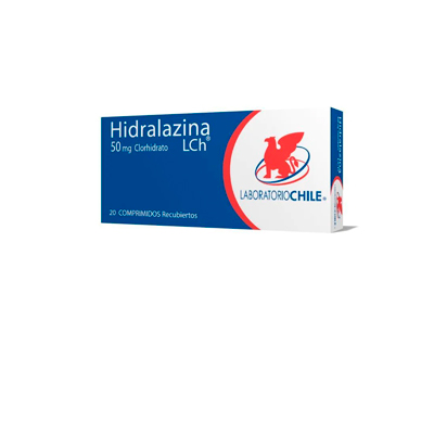 Hidralazina 50 mg x 20 comprimidos recubiertos