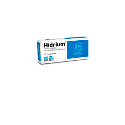 Hidrium 40 / 5 mg x 20 comprimidos