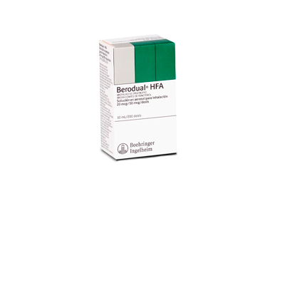 Berodual HFA aerosol para inhalación x 200 dosis