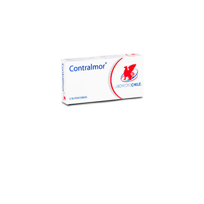 Contralmor x 6 supositorios