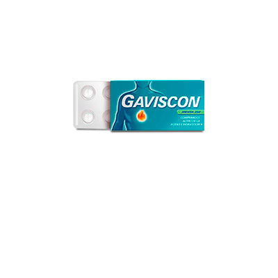 Gaviscon menta 250 mg x 16 comprimidos masticables
