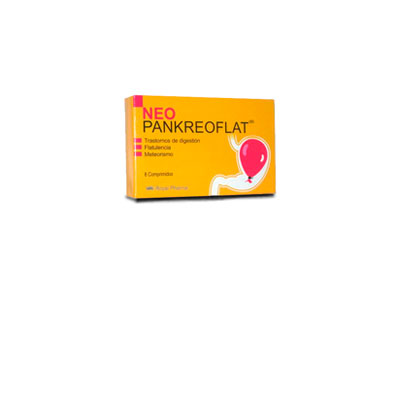 Neo Pankreoflat x 8 comprimidos con recubrimiento enterico