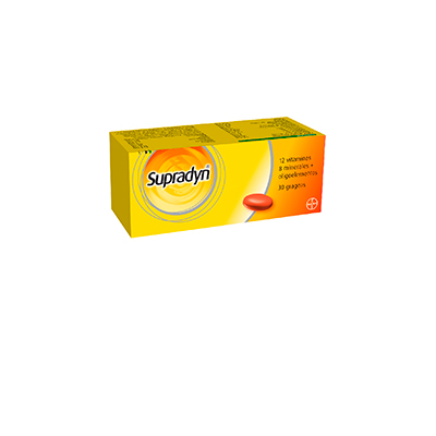 Supradyn x 30 grageas