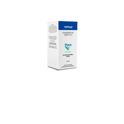 Toptear solución oftálmica x 10 ml