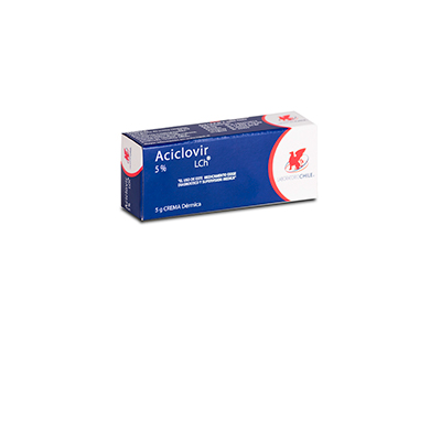 Aciclovir crema 5 % x 5 g