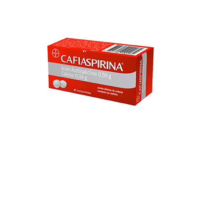 Cafiaspirina x 40 comprimidos