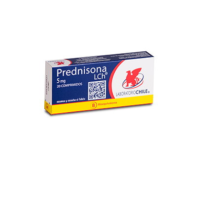 Prednisona 5 mg x 20 comprimidos