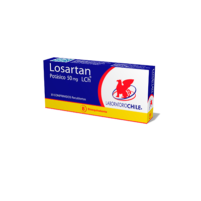 Losartan Potásico 50 mg x 30 comprimidos recubiertos
