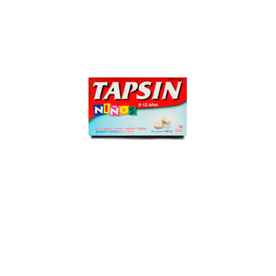 Tapsin Infantil 160 mg x 16 comprimidos masticables