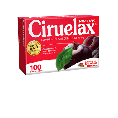 Ciruelax Mini Tabs 75 mg x 100 comprimidos recubiertos
