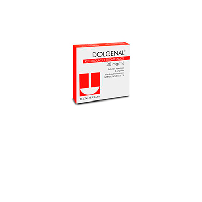 Dolgenal solución inyectable 30 mg / ml x 3 solución inyectable