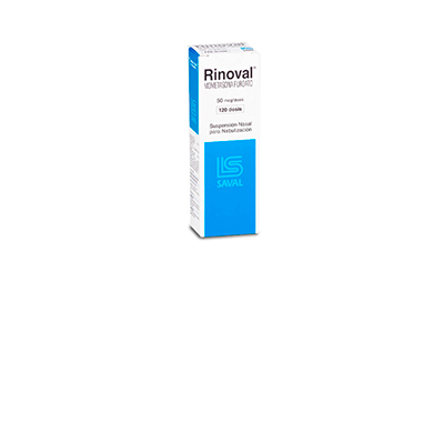Rinoval suspension nasal 50 mcg x 120 dosis