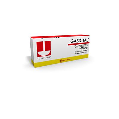 Gabictal 400 mg x 10 comprimidos recubiertos