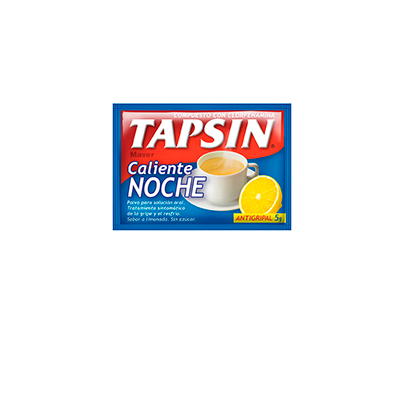 Tapsin caliente noche 5 g x 1 sobre
